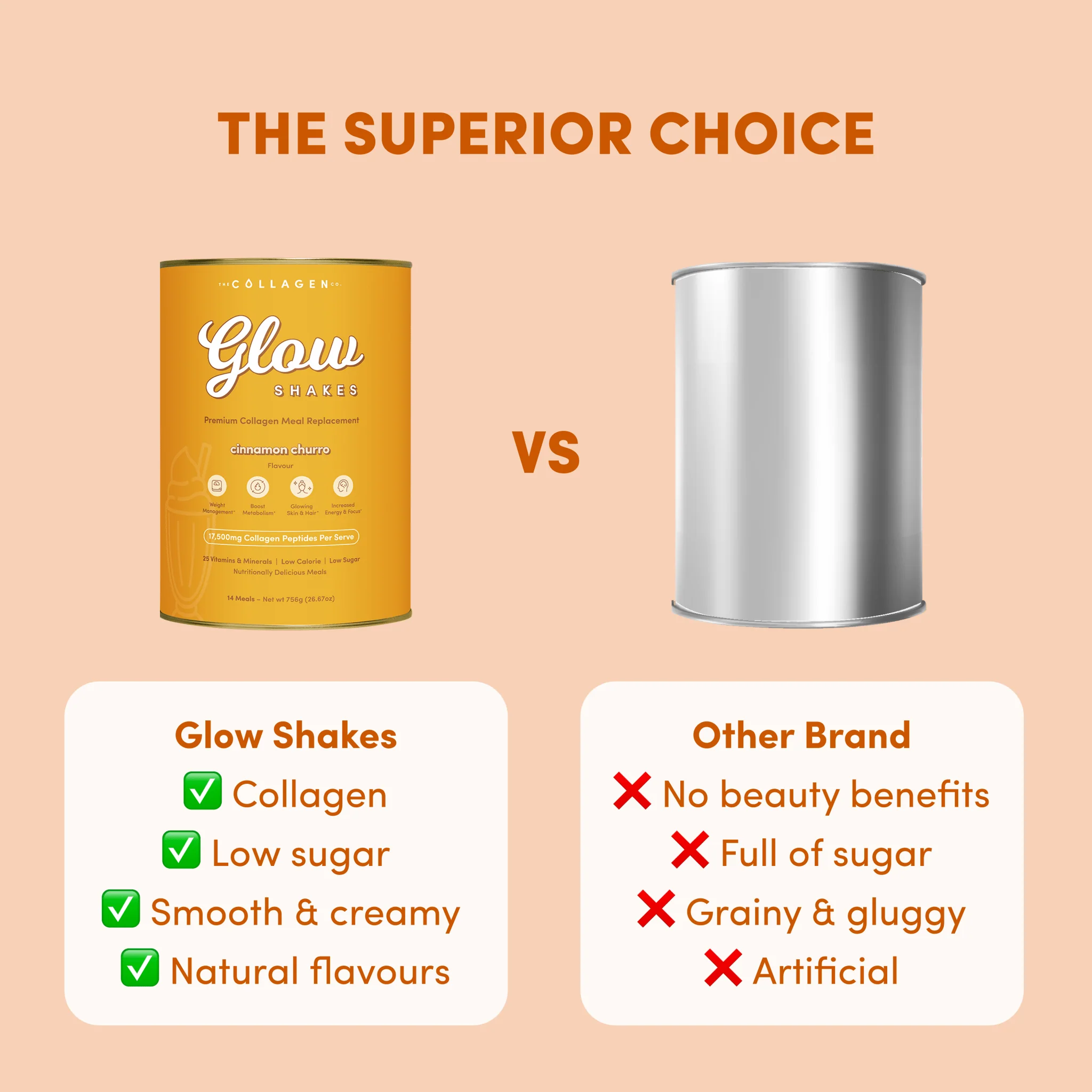 Cinnamon Churro Collagen Meal Replacement - 756g - Image 4